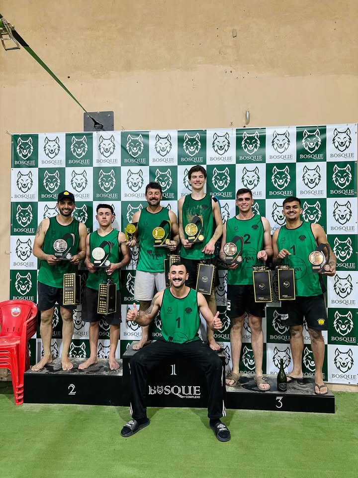 Vencedores Série Ouro Masculino do segundo torneio de duplas